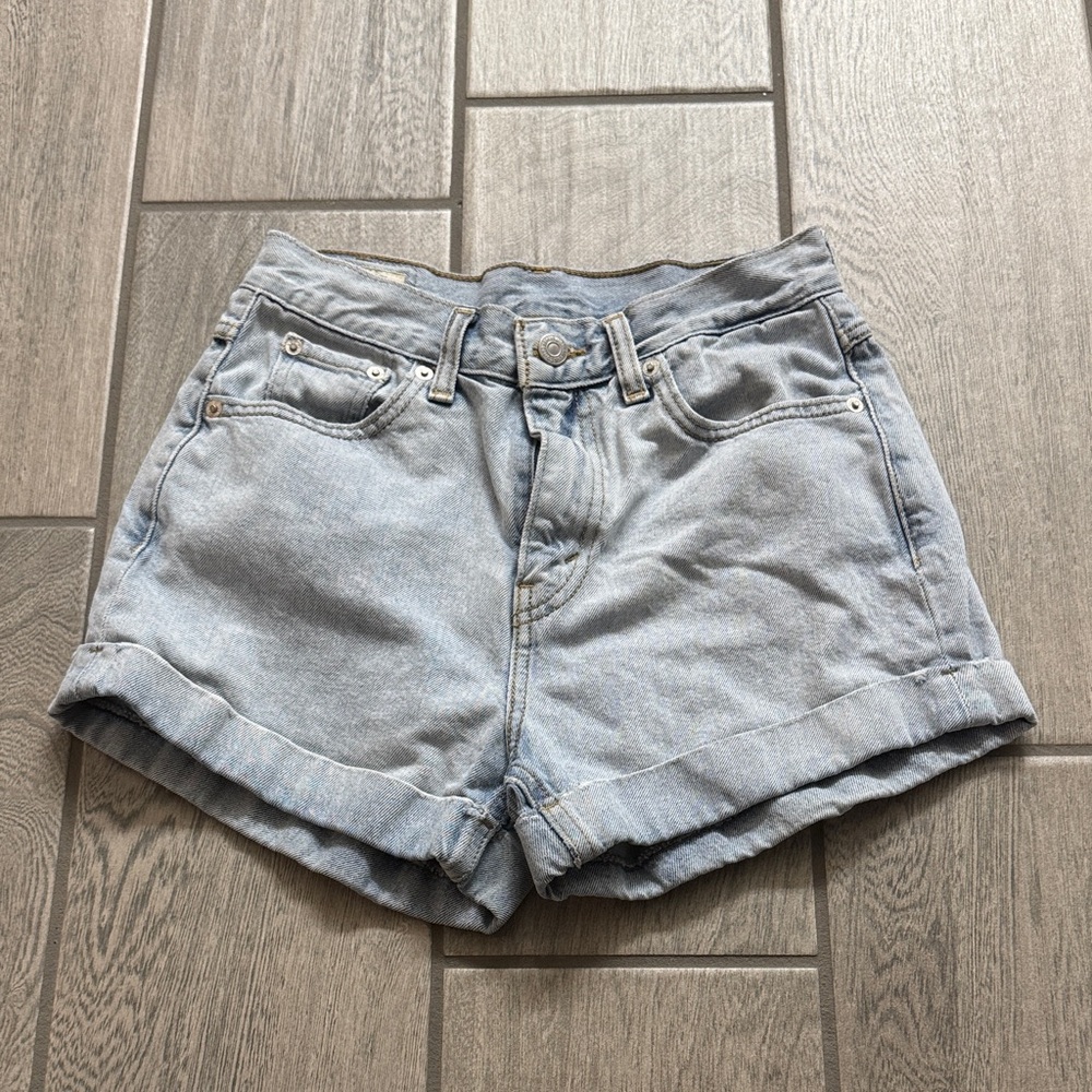 Levi's Light Blue Jean Shorts for Women